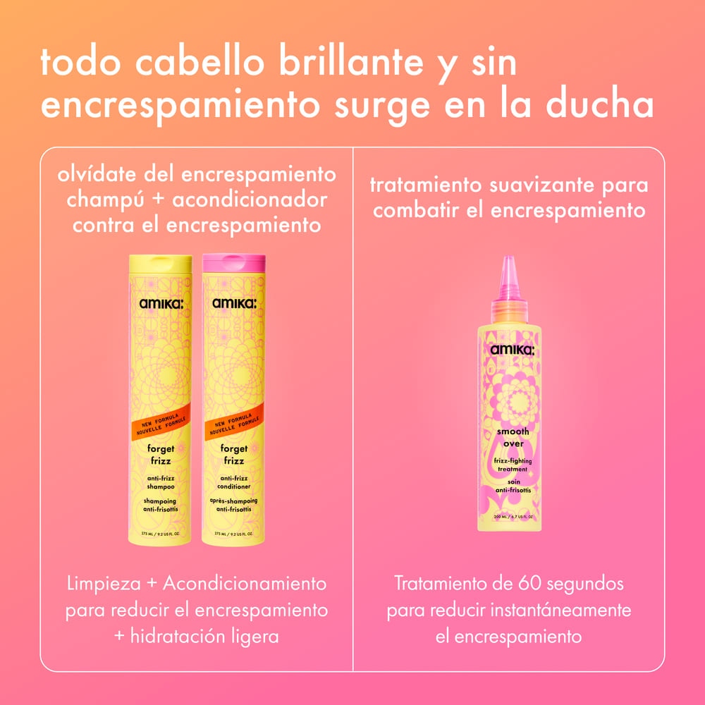 FORGET FRIZZ ANTI-FRIZZ SHAMPOO (CHAMP&Uacute; PARA FRIZZ)
